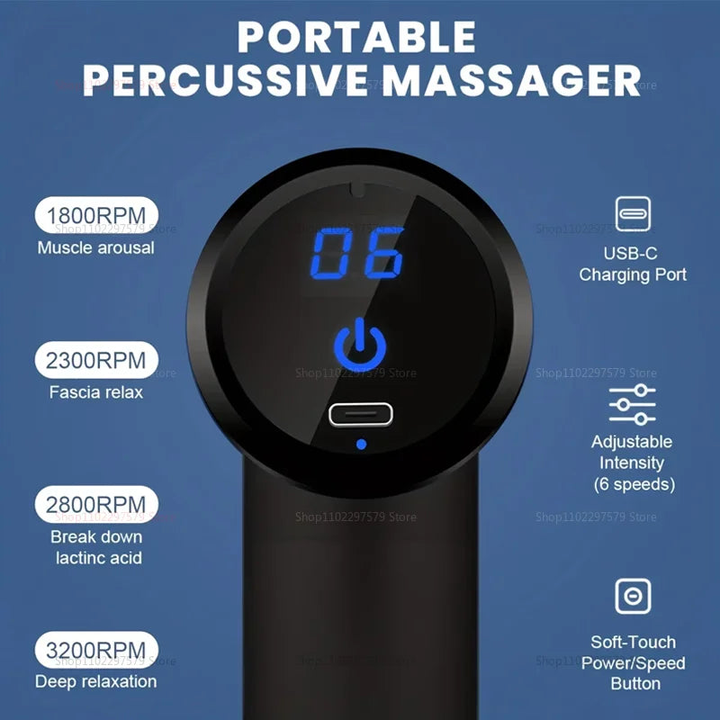 SmartPickFit Electric Massager Gun