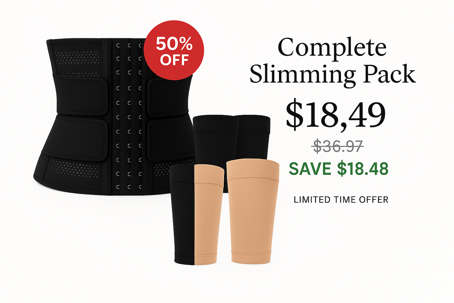 Complete Slimming Pack - 50% OFF Professional